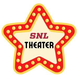 large star with SNL logo in the center
