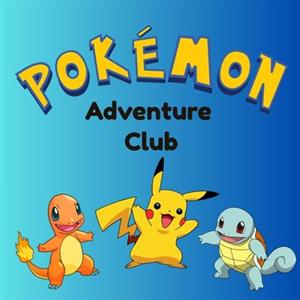pokemon characters on a blue background with the title Pokemon Adventure Club