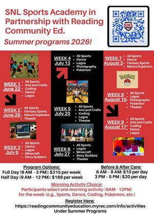 2026 SNL SUMMER PROGRAM